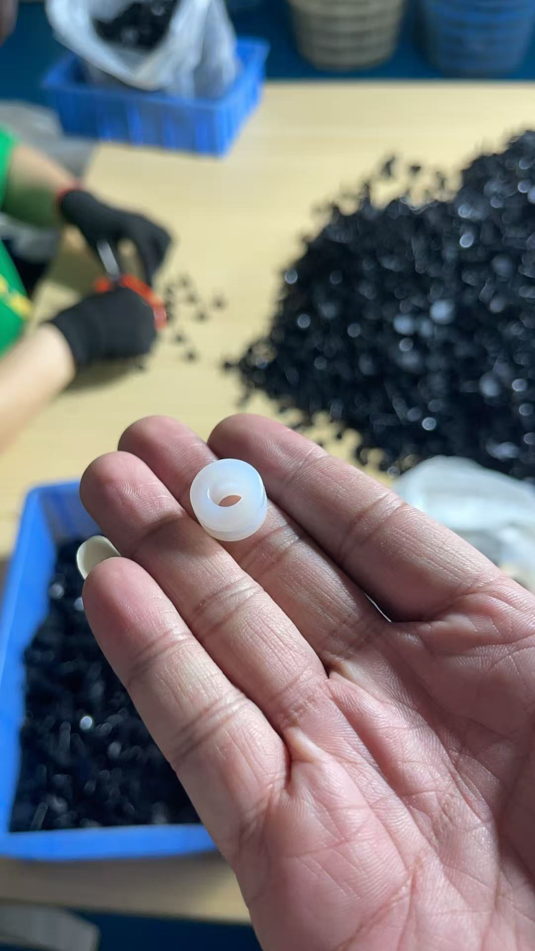 Anel antivibração de silicone para ventiladores industriais